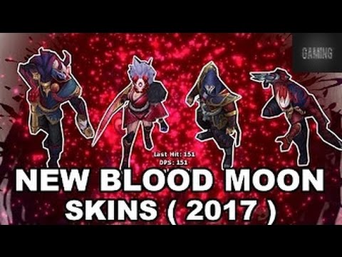 Skin spotlights Blood moon Diana/Jhin/Talon/Twisted Fate