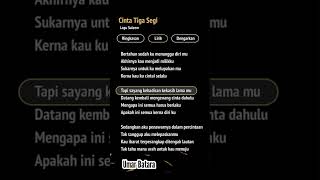 Download lagu LIRIK CINTA TIGA SEGI #iklim #saleem #cover #coversong #music mp3 Download lagu LIRIK CINTA TIGA SEGI #iklim #saleem #cover #coversong #music mp3