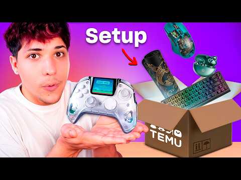 I built my Gamer Setup using only Temu products 😲