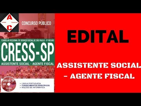 Concurso CRESS-SP 2018 - Assistente Social - Agente Fiscal