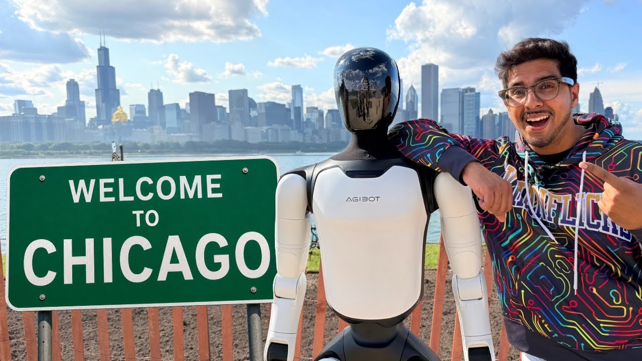 I Took the AgiBot A3 Humanoid Robot to Chicago! 🤖
