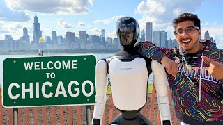 I Took the AgiBot A3 Humanoid Robot to Chicago! 🤖