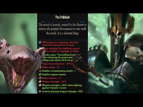 Fellblade, Legendary Sword that Skaven Forged to Destroy Nagash (Full Version)