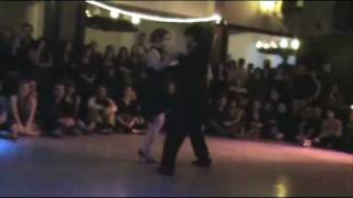 Ariadna Naveira y Fernando Sánchez + Greta Hekier y Guillermo Cerneaz en la Milonga Solidaria