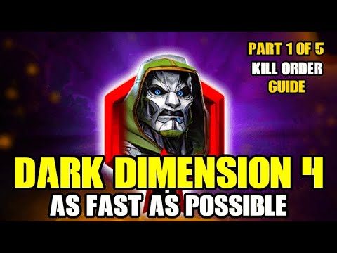 DARK DIMENSION 4 AS FAST AS POSSIBLE | KILL ORDER GUIDE | PART 1 - NO RESTRICTIONS | MSF
