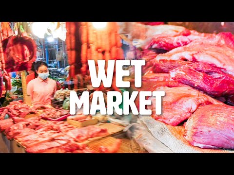 UNDERCOVER in an Asian Wet Market | Siem Reap's BIGGEST Wet Market! Wet Markets in Asia | Covid-19