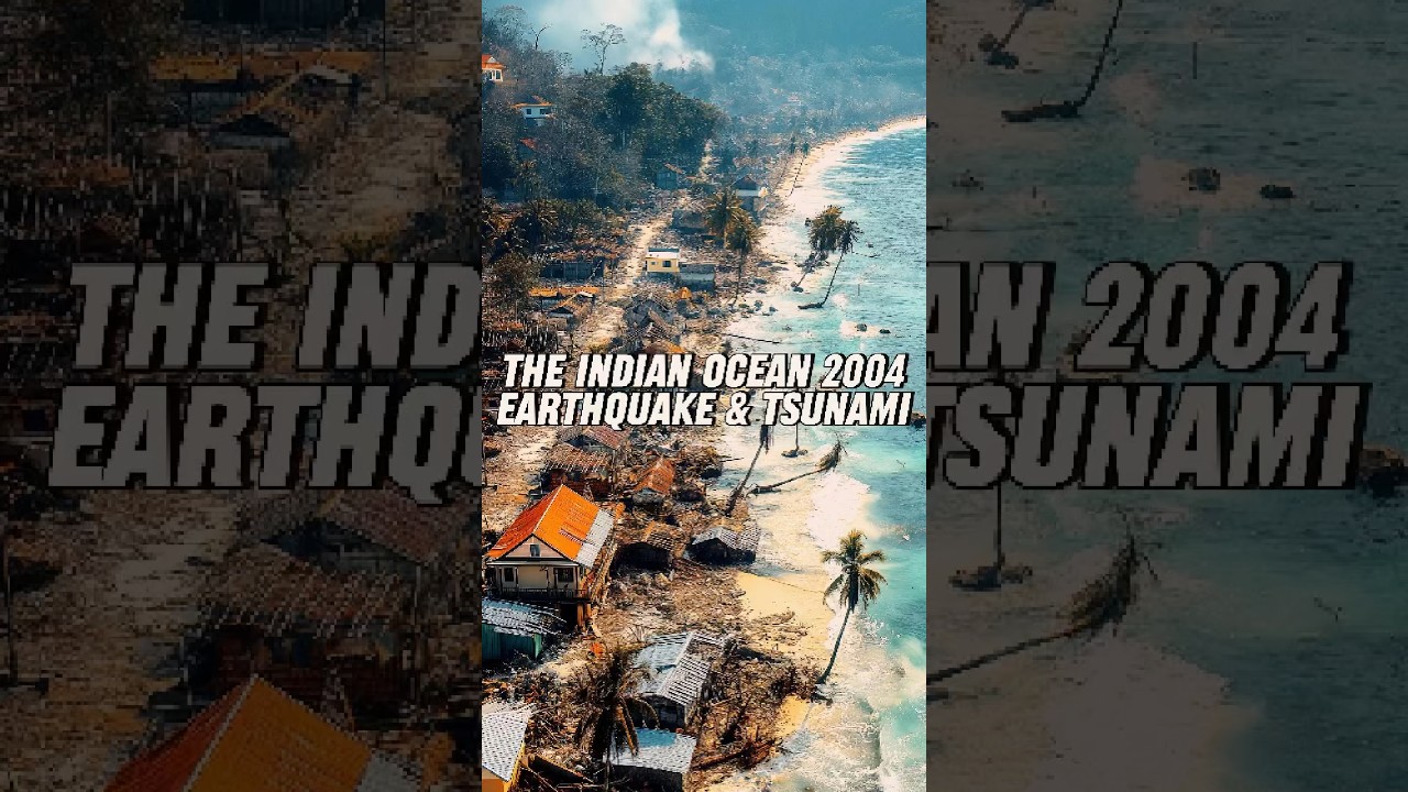The Indian Ocean 2004 Earthquake and Tsunami #educational #earthquake #shorts
