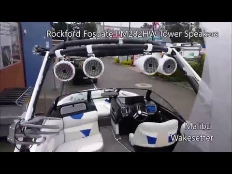 Malibu Wakesetter Rockford Fosgate Stereo
