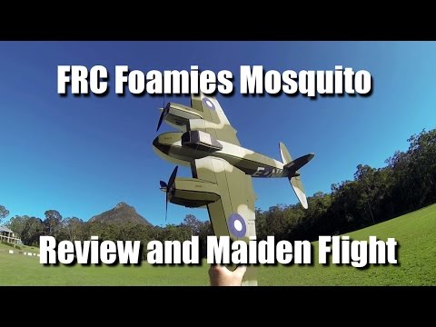 FRC Foamies de Havilland Mosquito - Review and Maiden