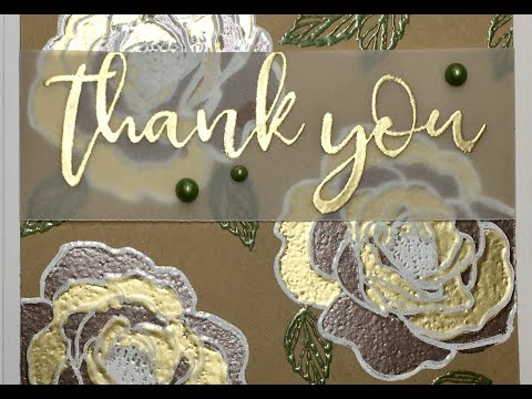 Coloring With Embossing Powder