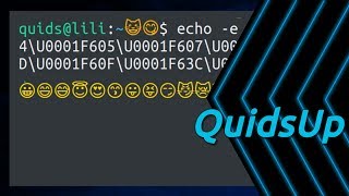 Emojis in Linux Terminal