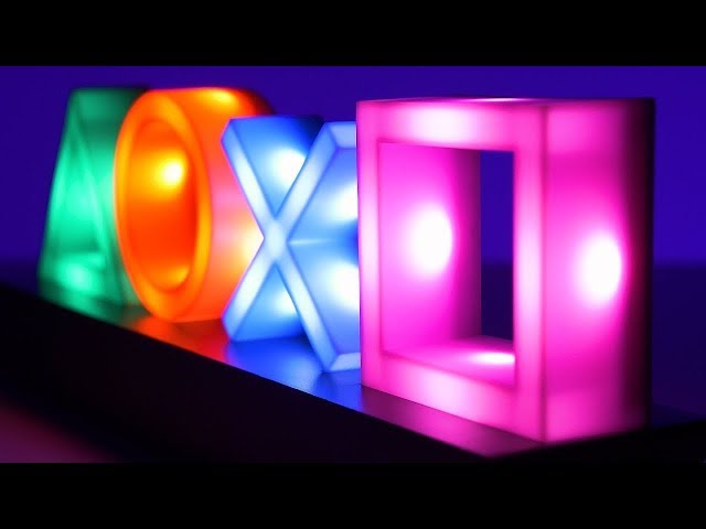 إضاءة ايقونات بلايستيشن LED