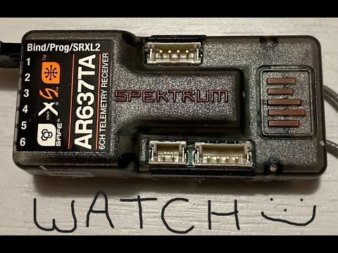 HOW TO USE SPEKTRUM AR637TA SMART RECEIVER IN ANY PLANE FORWARD PROGRAMMING 2 AIRPLANES 1 RECEIVER