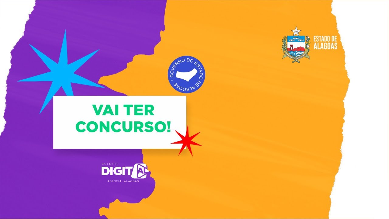 Vai ter concurso em Alagoas!