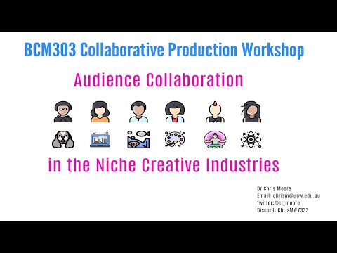 BCM303 Collaborative Production Workshop - Guest Lecture
