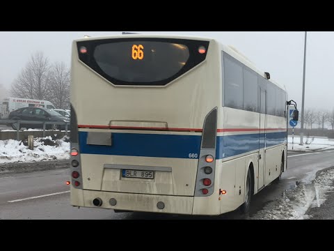 Bus ride line 66 from Sala Resecentrum to Stockholmsvägen.