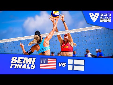 Stockman/Kraft vs. Lahti/Ahtiainen - Semi Final Highlights the Maldives 2022 #BeachProTour