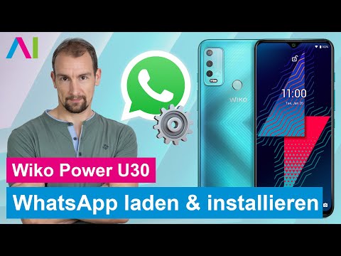 Wiko Power U30 - WhatsApp laden und installieren • 📱 • 💬 • 🗣 •