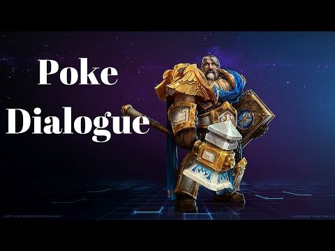 Uther Poke Dialogue | All Quotes | Heroes of the Storm