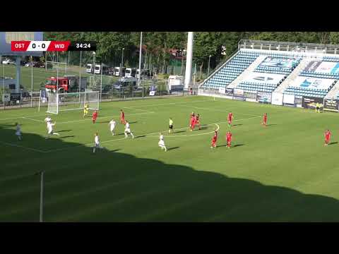 Sokół Ostróda - Widzew Łódź 1:0 - Bramka Kamila Smyta