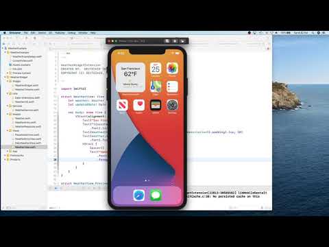 iOS 14 WidgetKit : Widget Family to Create Small, Medium, Large Widgets