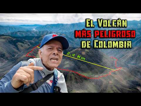 The MACHÍN is the biggest VOLCANIC THREAT in Colombia