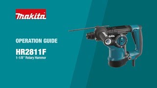 Makita Rotary Hammer Operation Guide (HR2811F) - Thumbnail