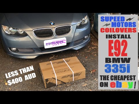E92 BMW Coilovers INSTALL, EASY & Worth The Wait!!