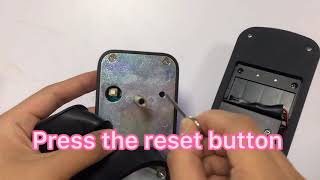 How to reset the lock