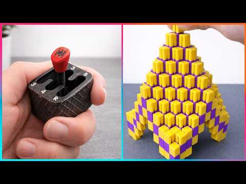54 Insanely Satisfying 3D-Printed Fidgets | ASMR