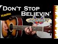 DON'T STOP BELIEVIN' 🎤 - Journey / GUITAR Cover / MusikMan N°107