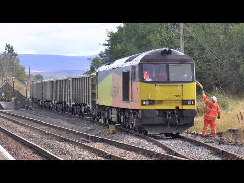 Class 60056 makes a 'VERY RARE' visit to Ribblehead virtuall Quarry 20/09/2022