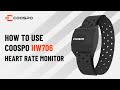 How to Use Coospo HW706 Armband Heart Rate Monitor?
