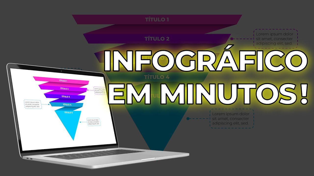 Como criar um INFOGRÁFICO moderno no Microsoft PowerPoint | Slide PPT
