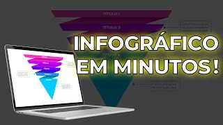 Como criar um INFOGRÁFICO moderno no Microsoft PowerPoint | Slide PPT