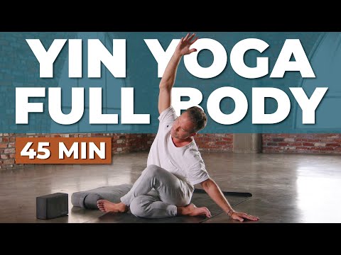 Yin Yoga Full Body: 45 Min Deep Stretch & Relaxation with Travis Eliot