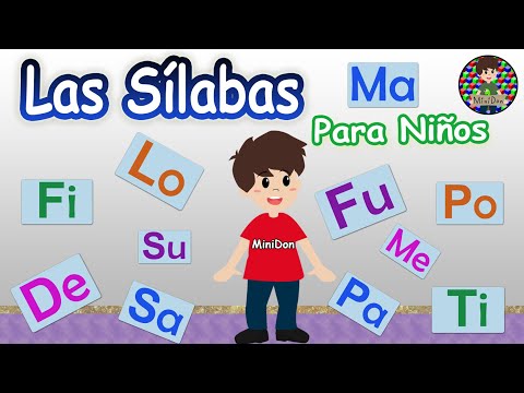 Las Sílabas para niños. 👦👧 Aprende a leer y escribir con Minidon | Video Educativo