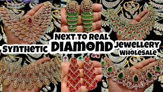 Synthetic Diamond Jewellery Wholesale Market in India | High End AD CZ Bridal Jewellery Manufacturer