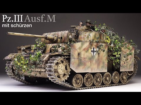 Fighting PANZER III Ausf.M - Part 2 - 1/35 BLITZ by TAKOM - Tank Model -  [ Painting - weathering ]