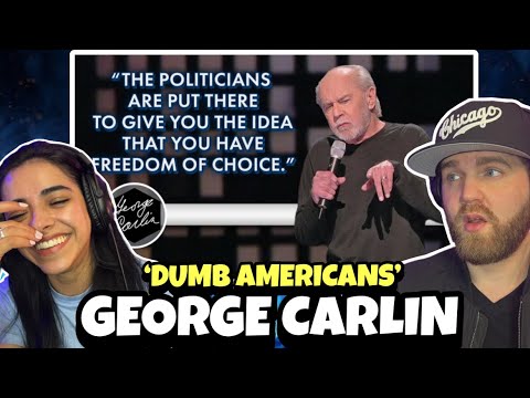 Dumb Americans - George Carlin | Life Is Worth Losing | He Wasn't Wrong... (First Time Reaction)