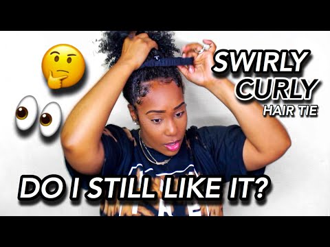 DO I STILL LIKE IT?? | SWIRLY CURLY HAIR TIE...