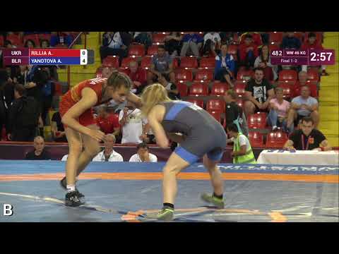 GOLD WW - 46 kg: A. RILLIA (UKR) v. A. YANOTOVA (BLR)