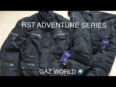 RST pro series adventure x jacket and trousers motorcycle review black enduro moto x gaz world 🌍