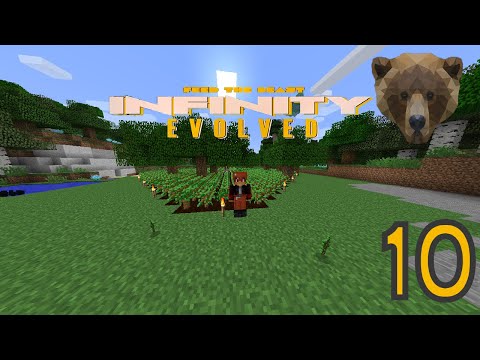 Minecraft: FTB Infinity Evolved EP 10 -  TREE FARM!!!
