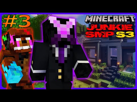 Minecraft Junkie SMP S3 | Exploring New Lands And Making A Proper Base! [Part 3]