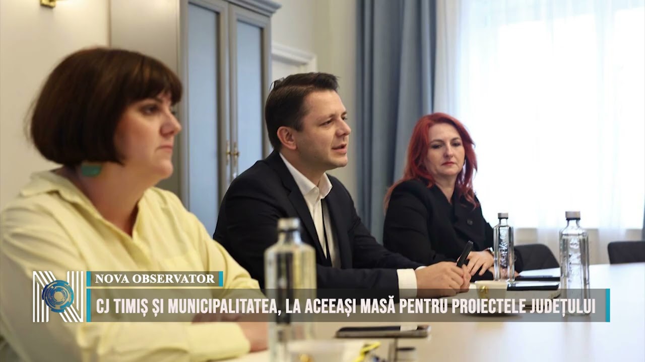 CJ Timiș și municipalitatea, la aceeași masă pentru proiectele județului