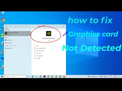 How To Fix Graphics Card Not Detected In Windows 10/11 | 2023