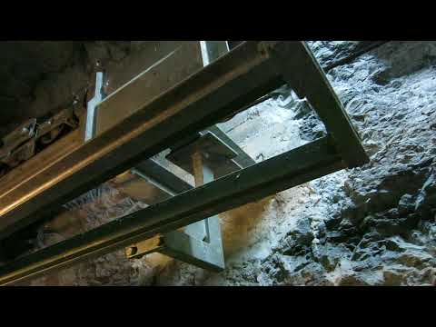 Luftseilbahn Fort Cindey - Gewichtswagen - téléphérique militaire Suisse ehemalige Militär Seilbahn