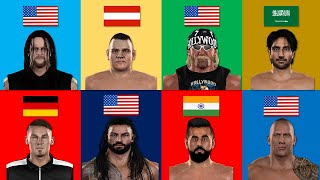 Wrestlers From Different Countries | Pt.2