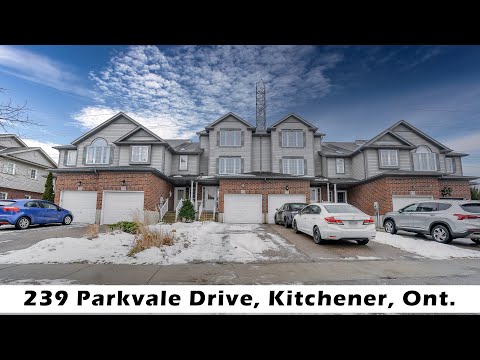 239 Parkvale Drive Kitchener - Townhome for Sale